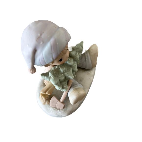 Precious Moments 1989 Don't Let the Holidays Get You Down Christmas Collector - Picture 2 of 6